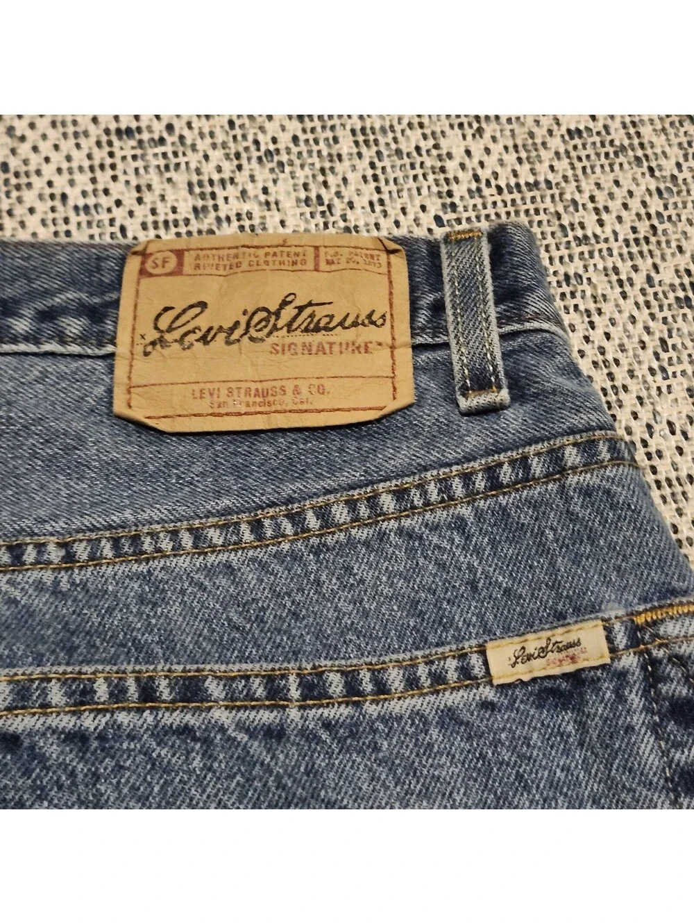 Vtg 2004 Levi's Signature Relaxed Straight Leg Jeans Mens 40x32 Blue Denim Baggy